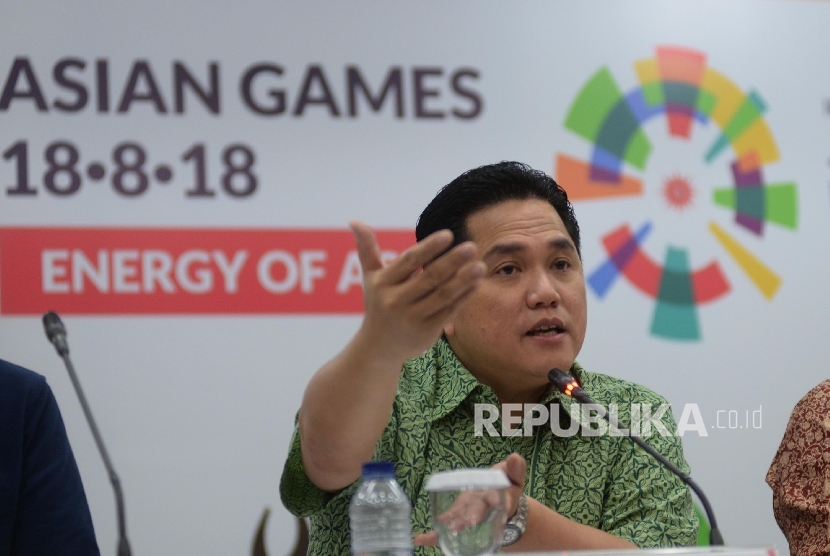   Ketua Panitia Pelaksana INASGOC Erick Thohir.