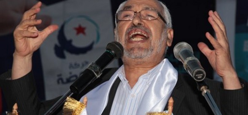  Ketua Partai An-Nahda, Rached Ghannouchi