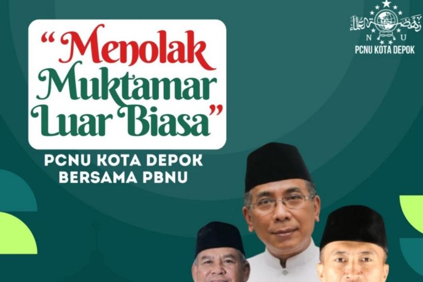 Ketua PCNU Kota Depok KH Achmad Solechan menolak muktamar luar biasa (MLB) NU.