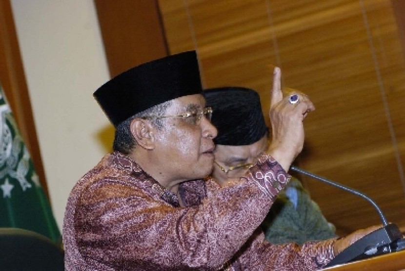 Ketua Pengurus Besar Nahdlatul Ulama (PBNU) KH Said Agil Siroj.