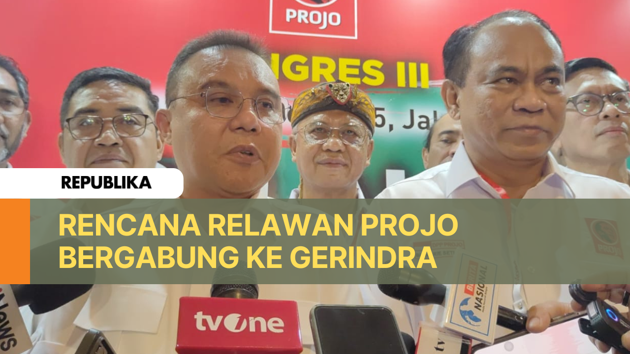 Rencana Projo Gabung Gerindra, Begini Kata Dasco