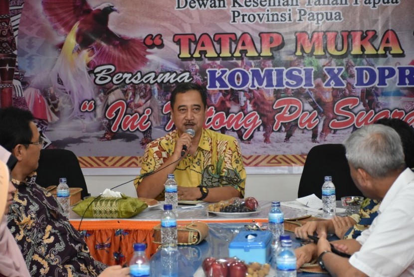 Ketua Tim Kunjungan Kerja Komisi X  DPR RI ke Provinsi Papua, Ferdiansyah.