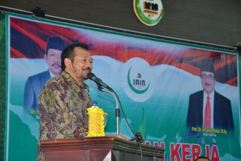 Ketua Tim Kunjungan Kerja (Kunker) Komisi VIII DPR RI, Noor Achmad saat berkunjung ke Palu, Sulawesi Tengah.