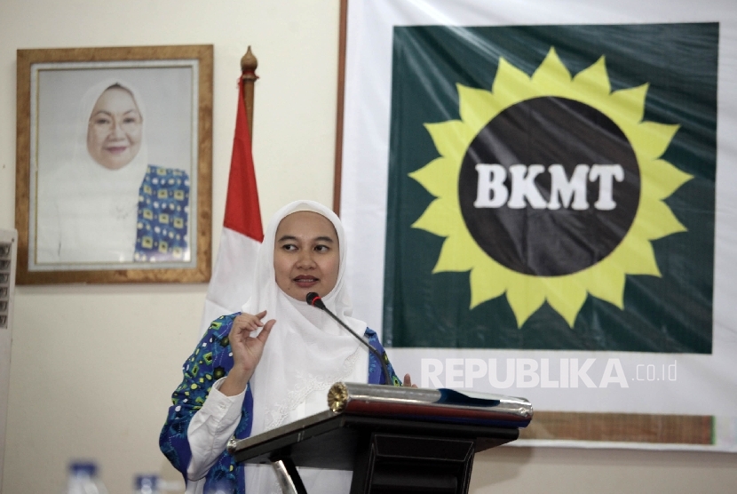 Ketua umum Badan Kontak Majelis Taklim (BKMT) Pusat terpilih Syifa Fauzia.