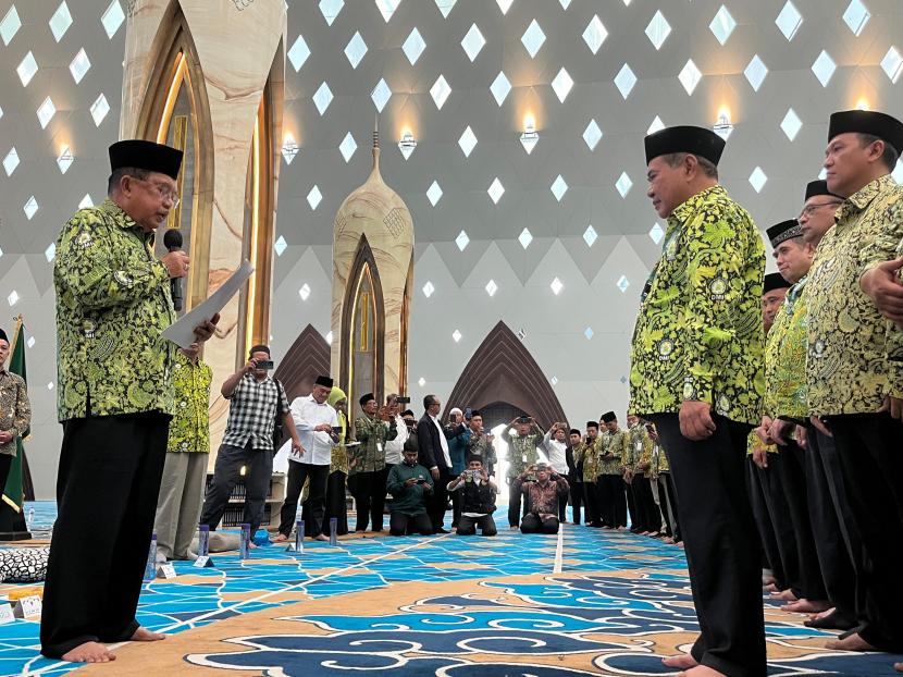 Ketua Umum Dewan Masjid Indonesia (DMI) Jusuf Kalla Pengurus Pimpinan Wilayah (PW) DMI Jawa Barat periode 2024-2029