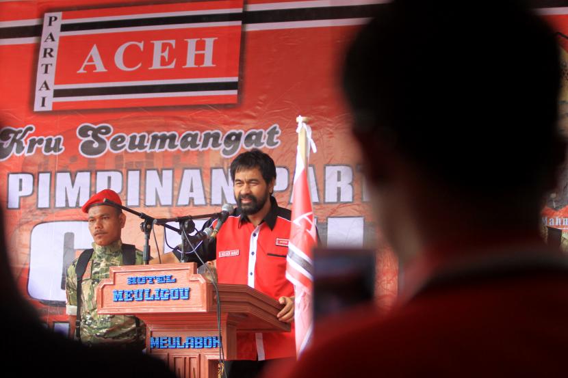 Ketua Komite Peralihan Aceh (KPA) Pusat Muzakir Manaf 