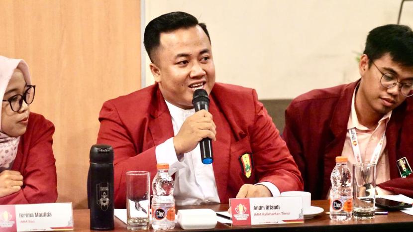 Ketua Umum Dewan Pimpinan Daerah Ikatan Mahasiswa Muhammadiyah Kalimantan Timur, Andri Rifandi. foto ilustrasi