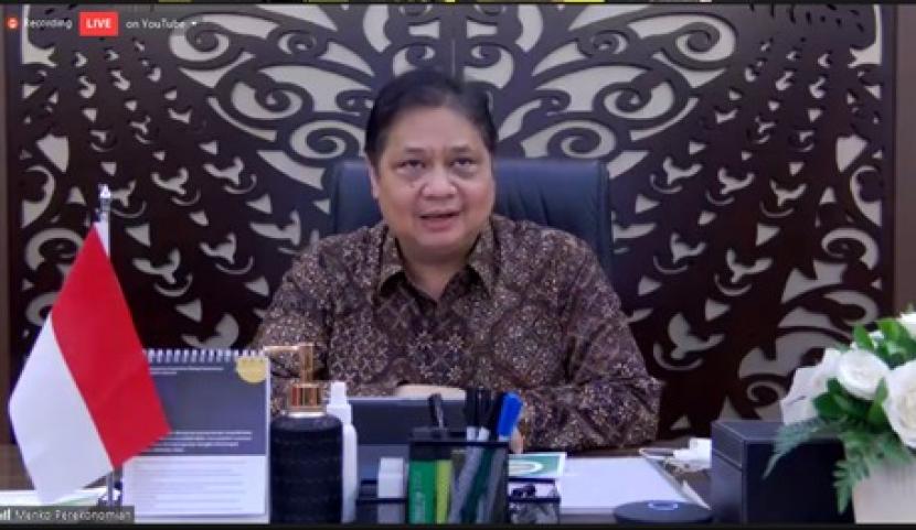 Ketua Komite Penanganan Covid-19 dan Pemulihan Ekonomi Nasional Airlangga Hartarto.