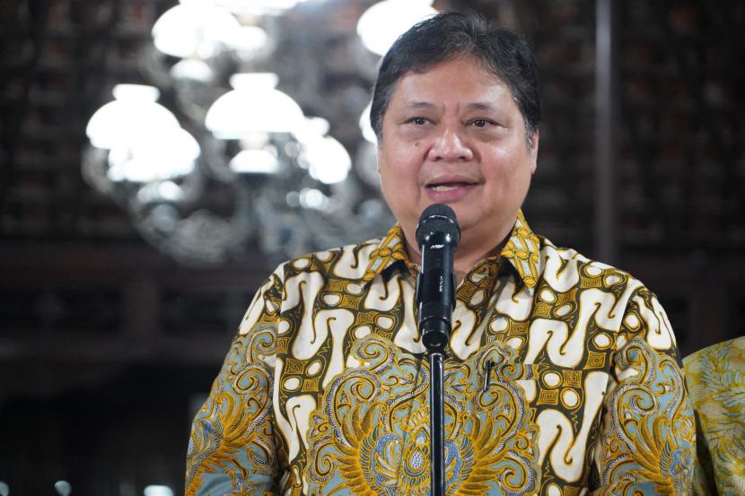 Ketua Umum Partai Golkar Airlangga Hartarto. Golkar sebut Airlangga Hartarto ideal untuk menjadi presiden atau wakil presiden.