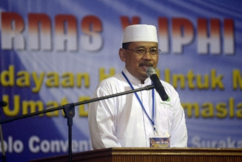 Ketua Umum Ikatan Persaudaraan Haji Indonesia (IPHI) Kurdi Mustofa 