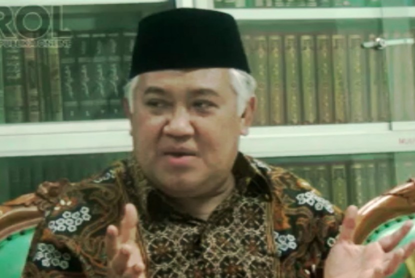 Ketua Umum Majelis Ulama Indonesia, Din Syamsudin 