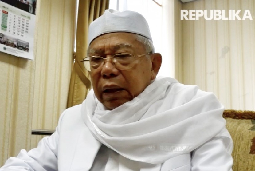 Ketua Umum Majelis Ulama Indonesia KH Ma'ruf Amin 