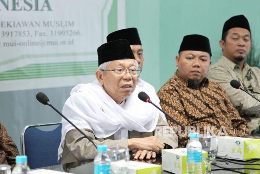 Ketua Umum Majelis Ulama Indonesia (MUI) KH. Ma’ruf Amin