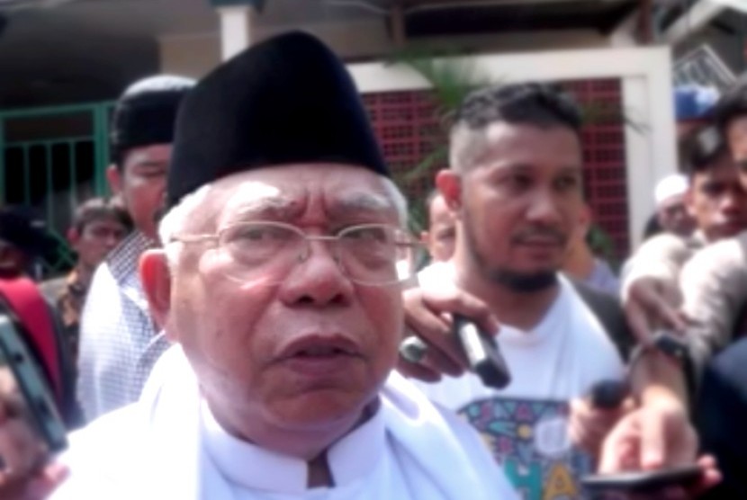 Ketua Umum Majelis Ulama Indonesia (MUI) Ma'aruf Amin