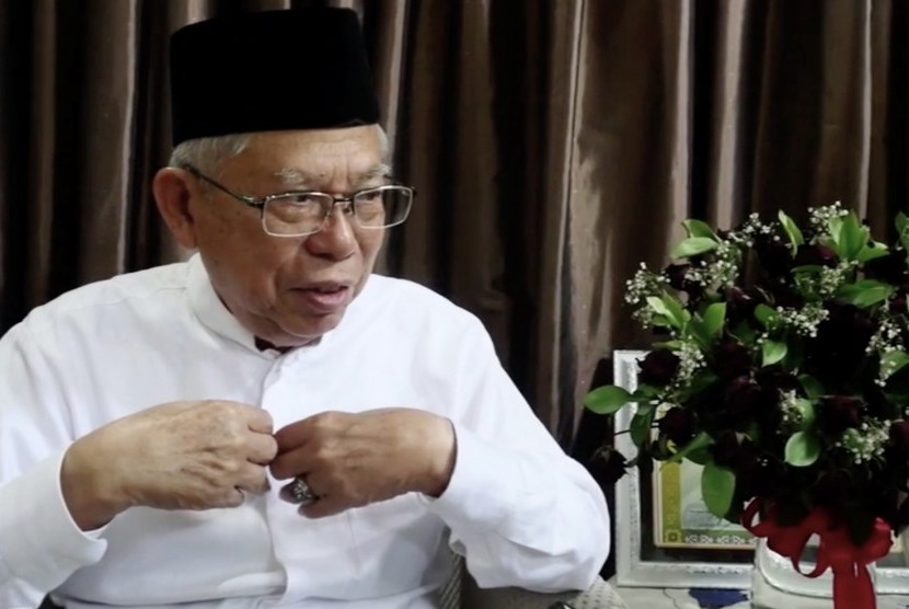 Ketua Umum Majelis Ulama Indonesia (MUI), Ma'aruf Amin 