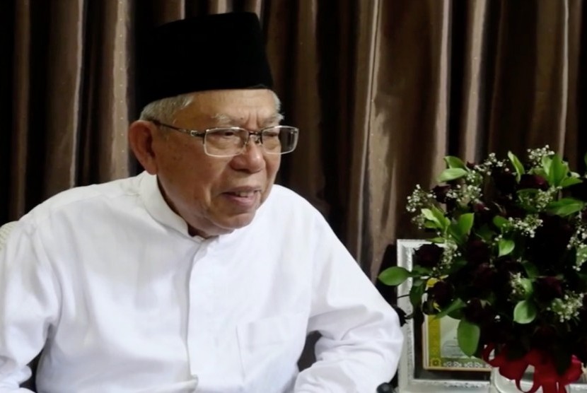 Ketua Umum Majelis Ulama Indonesia (MUI), Ma'ruf Amin 