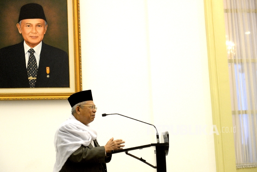 Chairman of the Indonesian Ulemas Council (MUI) Kiai Ma'ruf Amin