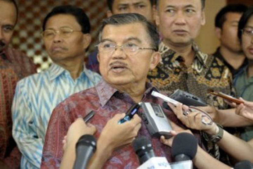 Ketua Umum Palang Merah Indonesia (PMI) dan mantan Wakil Presiden, Jusuf Kalla.