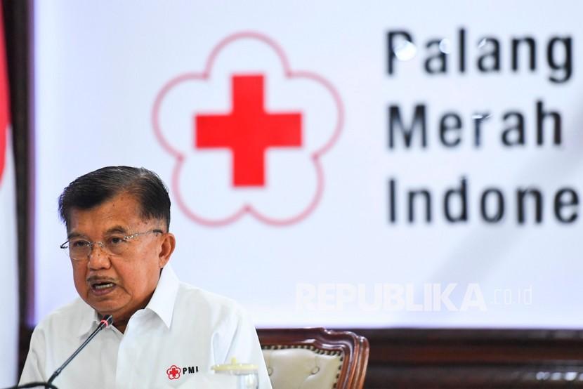 Ketua Umum Palang Merah Indonesia (PMI), Jusuf Kalla.