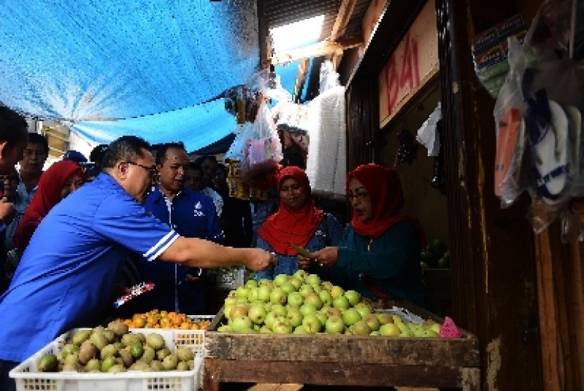 Ketua Umum Partai Amanat Nasional Zulkifli Hasan di Sukabumi, Rabu (4/11).