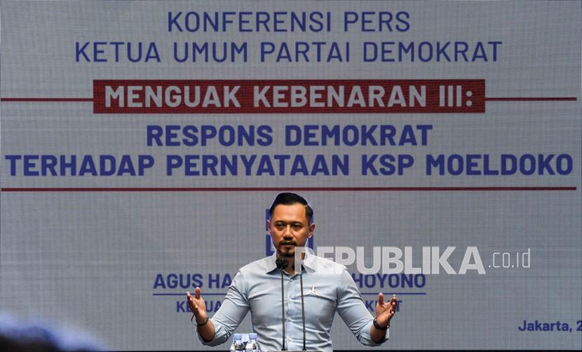 Ketua Umum Partai Demokrat Agus Harimurti Yudhoyono alias AHY.
