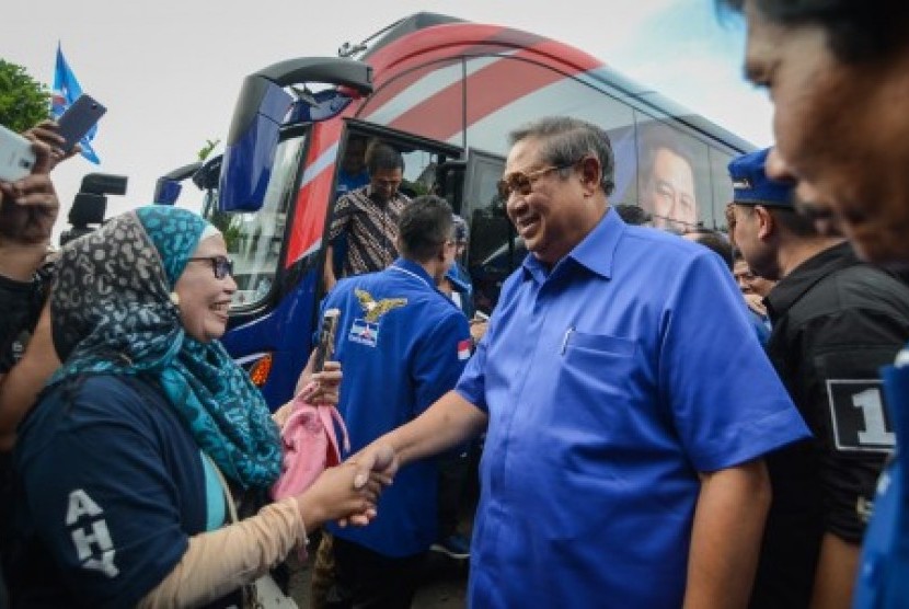 Ketua Umum Partai Demokrat Susilo Bambang Yudhoyono (SBY) dalam rangkaian “SBY Tour De Jabar