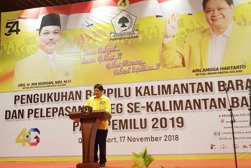 Ketua Umum Partai Golkar Airlangga Hartarto