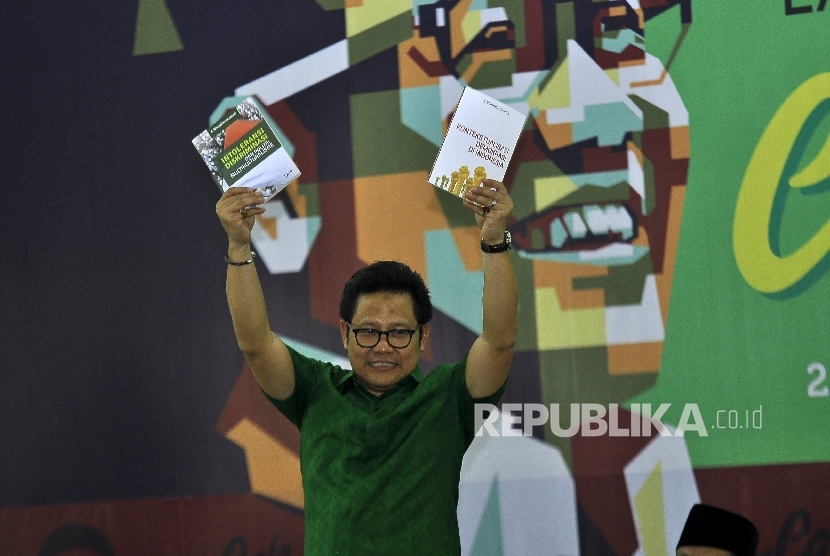 Ketua Umum Partai Kebangkitan Bangsa (PKB) Muhaimin Iskandar (Cak Imin).  