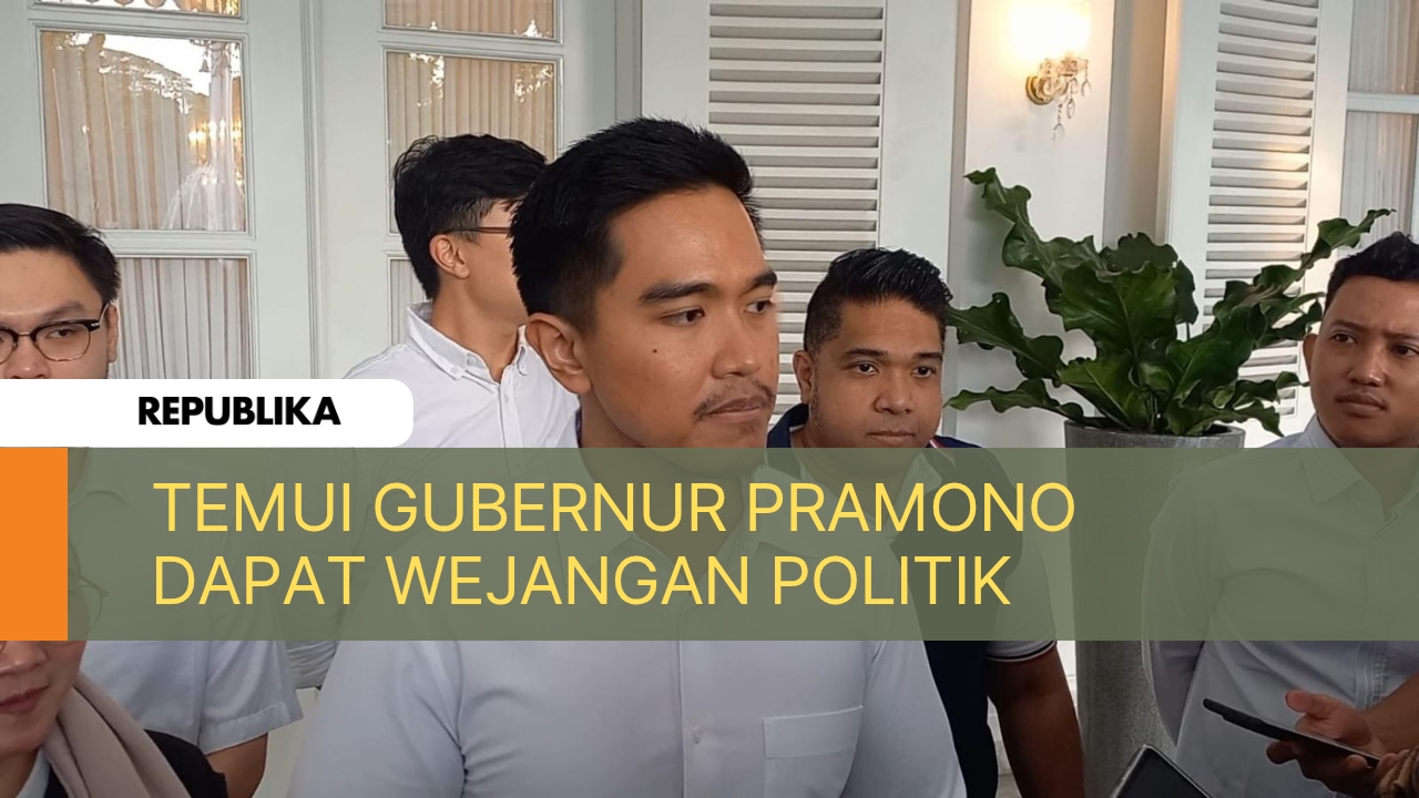  Ketua Umum Partai Solidaritas Indonesia (PSI) Kaesang Pangarep bertemu dengan Gubernur Jakarta Pramono Anung di Balai Kota Jakarta, Kamis (12/6/2025). muan.