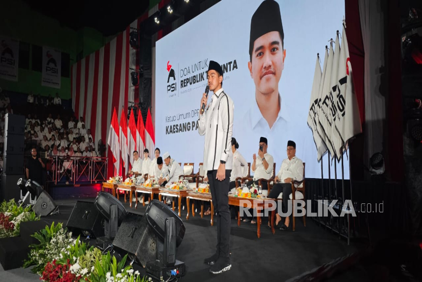 Ketua Umum Partai Solidaritas Indonesia (PSI) Kaesang Pangarep.