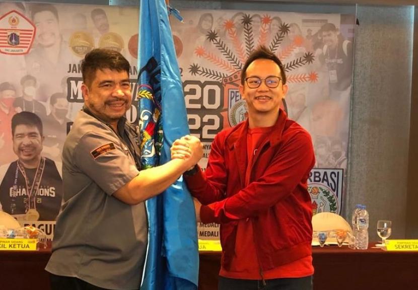 Chef de Misson (CdM) SEA Games 2023, Lexyndo Hakim (kanan).