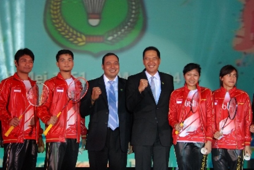 Ketua Umum Pengurus Besar Persatuan Bulu tangkis Seluruh Indonesia (PB PBSI) Gita Wirjawan.