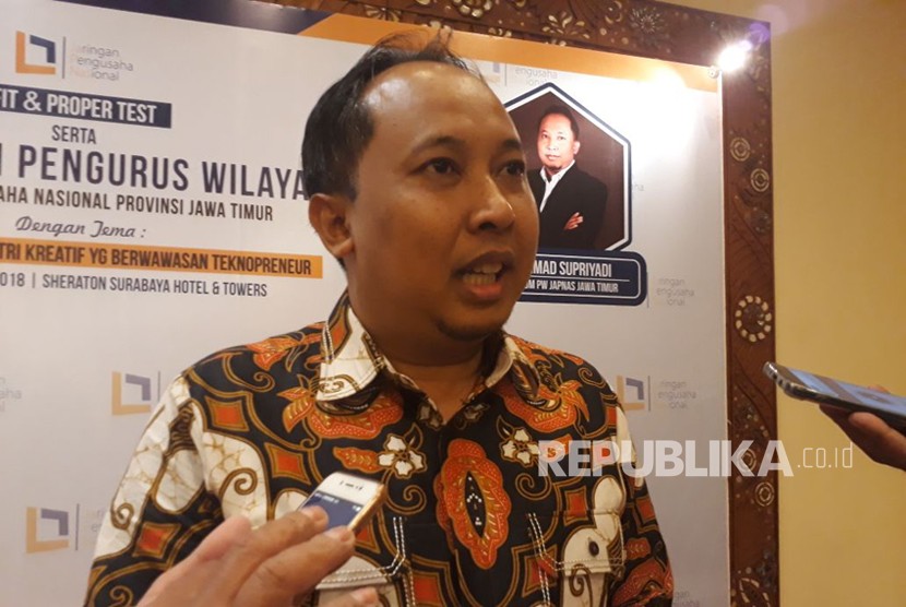 Ketua Umum Pengurus Wilayah Jaringan Pengusaha Nasional (Japnas) Jatim Mohammad Supriyadi