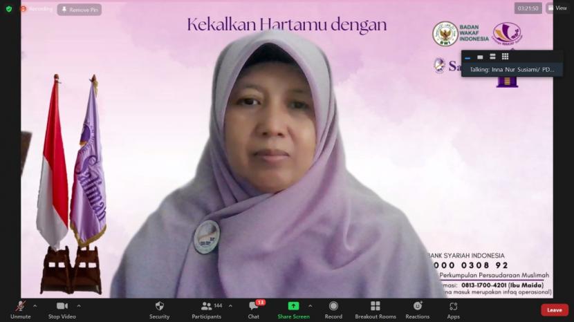 Ketua Umum Persaudaraan Muslimah, Etty Praktiknyowati,