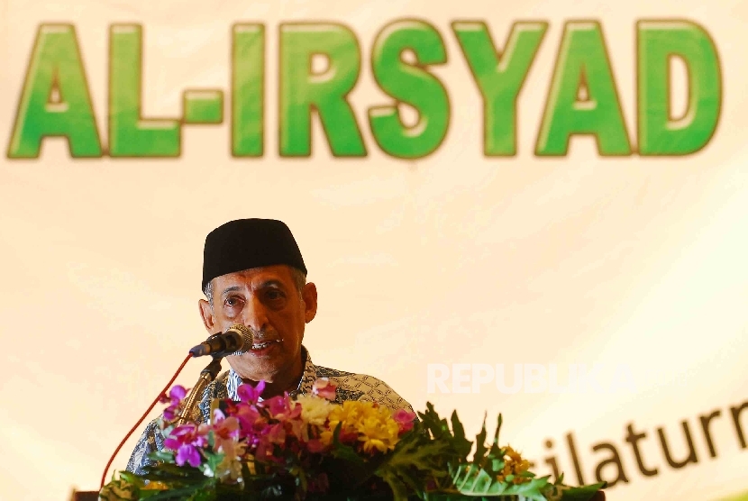Ketua Umum Pimpinan Pusat Al Irsyad Al Islamiyah, KH Abdullah Mubarak Al Jaidi 