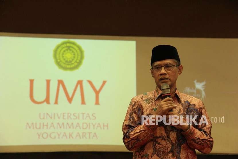 Ketua Umum Pimpinan Pusat (PP) Muhammadiyah Haedar Nashir 