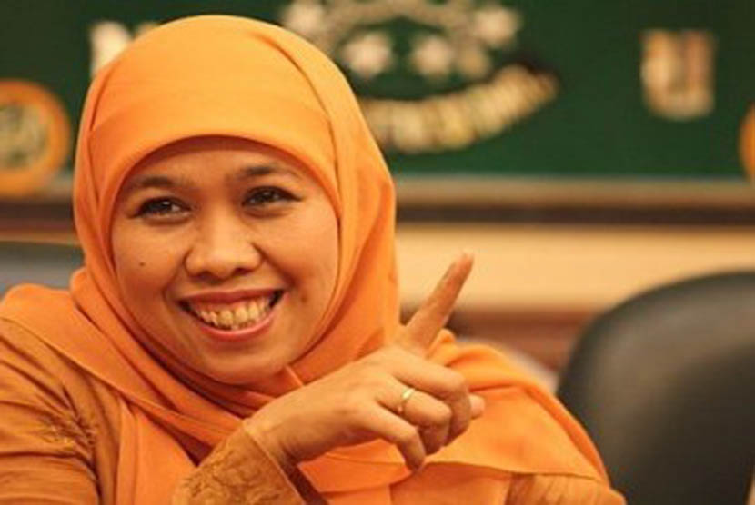 Ketua Umum Pimpinan Pusat (PP) Muslimat Nahdlatul Ulama (NU) Khofifah Indar Parawansa