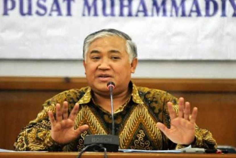 Ketua Umum PP Muhammadiyah, Din Syamsuddin namanya disebut-sebut sebagai salah satu capres yang diusung PPP.
