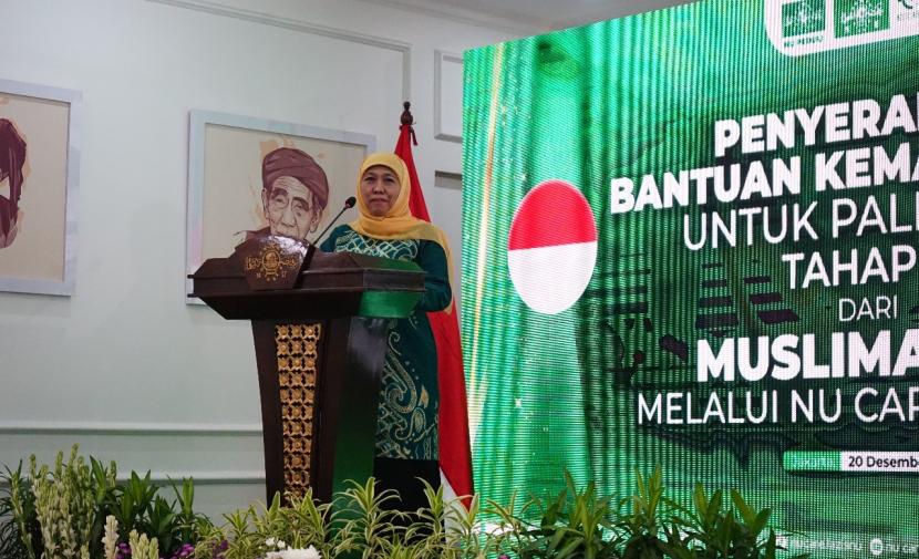 Ketua Umum PP Muslimat NU, Hj Khofifah Indar Parawansa