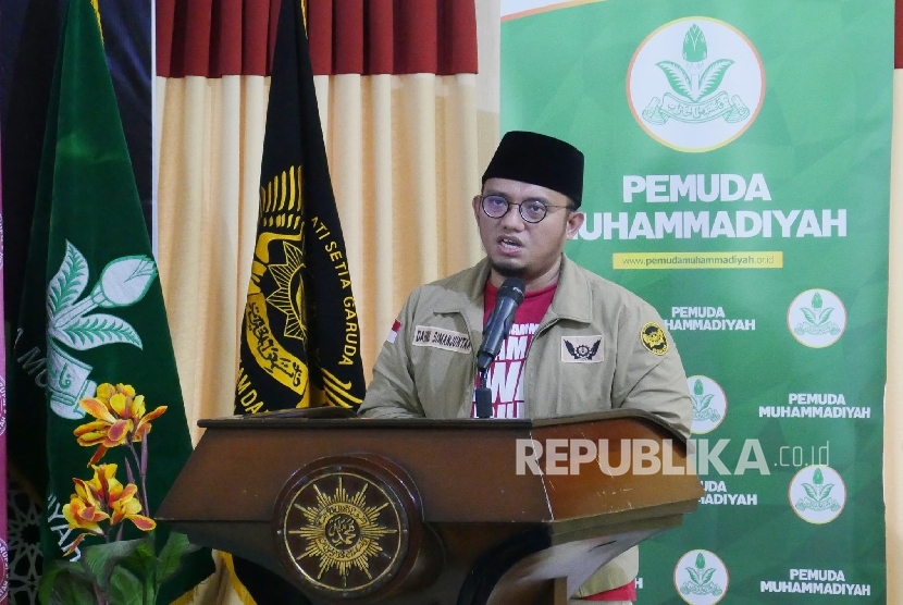 Ketua Umum PP Pemuda Muhammadiyah Dahnil Anzar Simanjuntak 