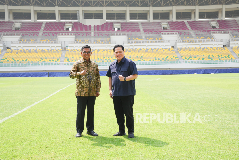 Erick Thohir Apresiasi Stadion Internasional Banten: Siap Gelar Event Timnas di Banten