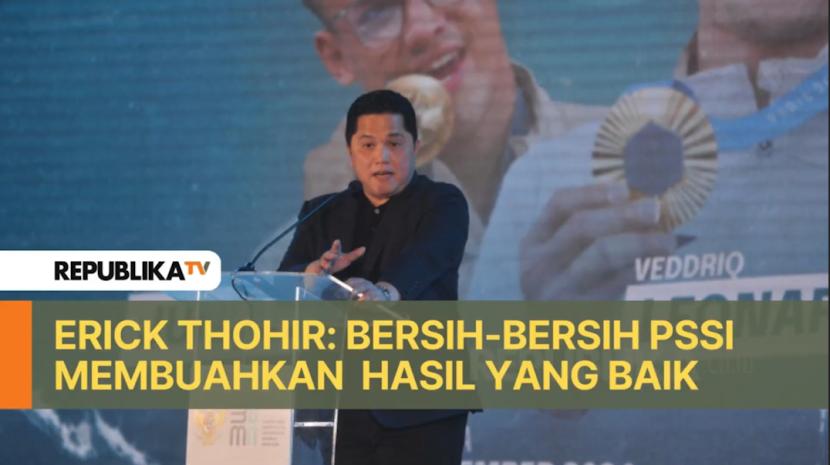 Ketua Umum PSSI Erick Thohir .