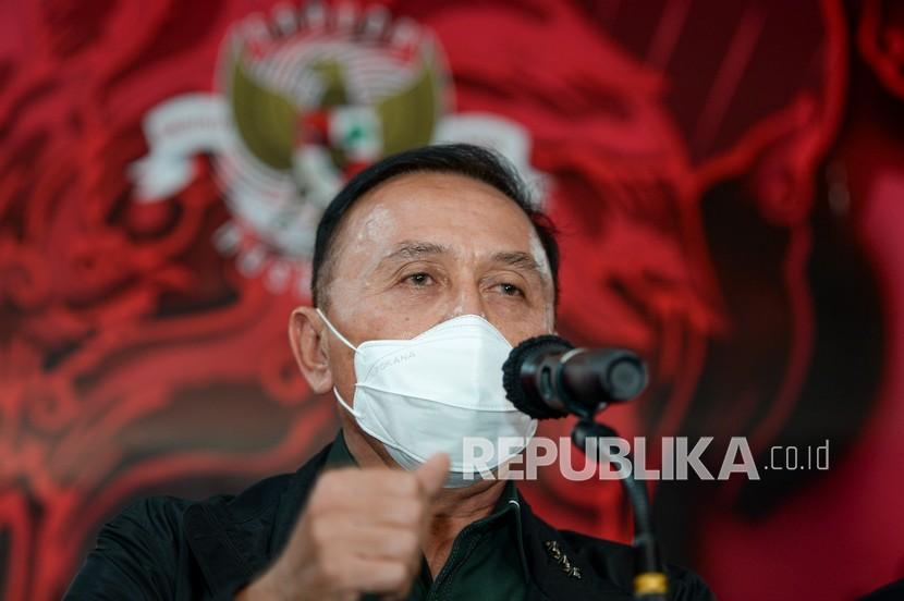 Ketua Umum PSSI Mochamad Iriawan. Iriawan optimistis timnas Indonesia lolos semifinal Piala AFF 2020.