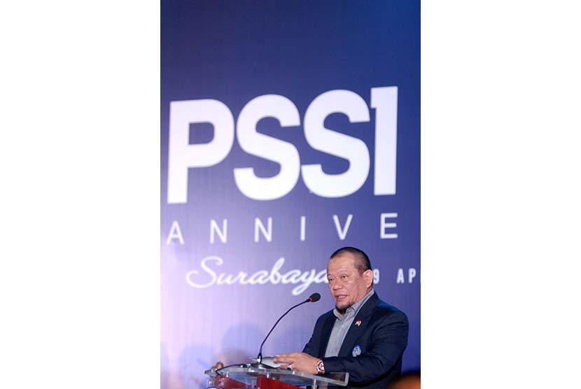 Ketua Umum PSSI periode 2015-2019 La Nyalla Mattalitti.