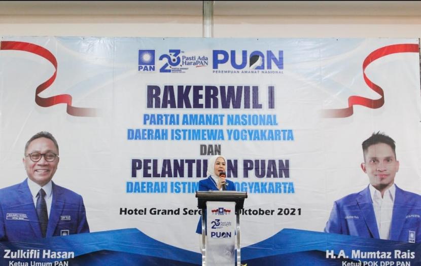 Ketua Umum PUAN  Intan Fauzi menyebut Perempuan Amanat Nasional (PUAN) PAN akan punya peran besar pada Pemilu 2024 mendatang.