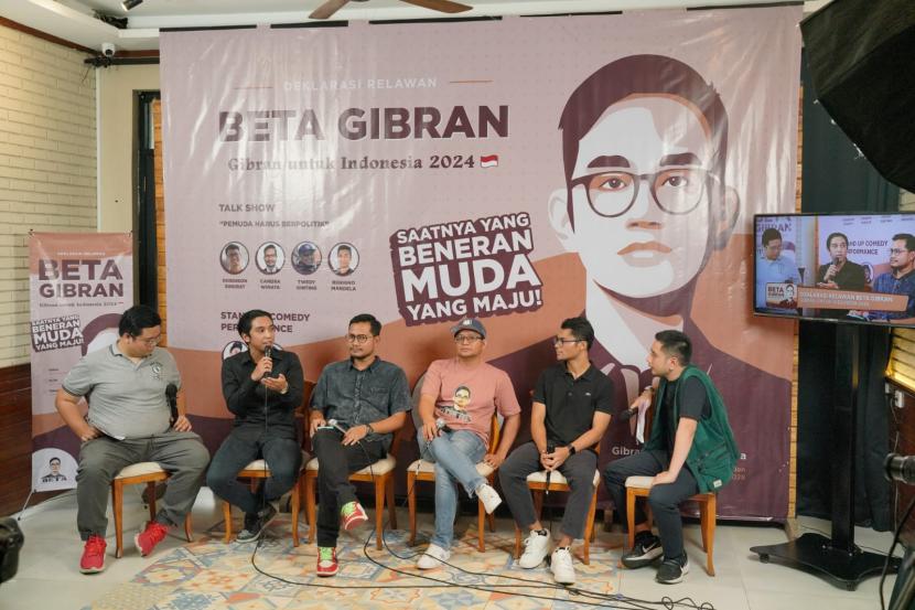 Ketua Umum Relawan Beta Gibran Twedy Ginting menjelaskan, bahwa Gibran Rakabuming merupakan sosok yang tepat untuk mewakili generasi milenial atau kaum muda di kancah perpolitikan nasional. 