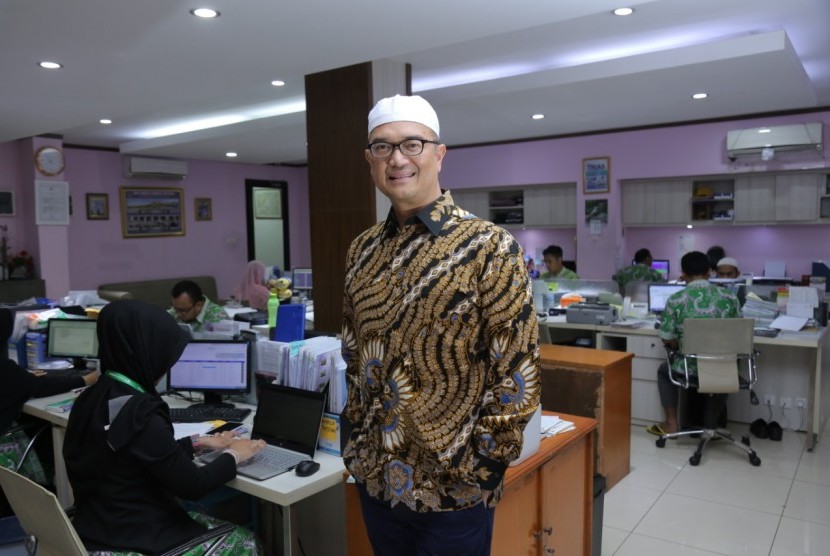Ketua Umum Sarikat Penyelenggara Umrah Haji Indonesia (Sapuhi), Syam Resfiadi.