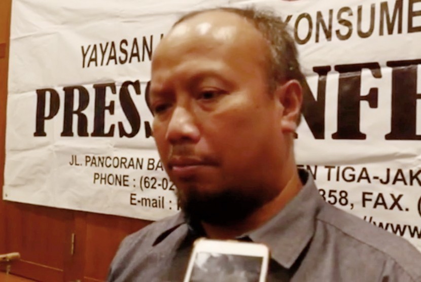 Ketua Yayasan Lembaga Konsumen Indonesia (YLKI), Tulus Abadi 