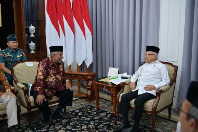 Chairman of Al Irsyad Al Islamiyah Faishal bin Madi has a dialogue with Vice President Maruf Amin