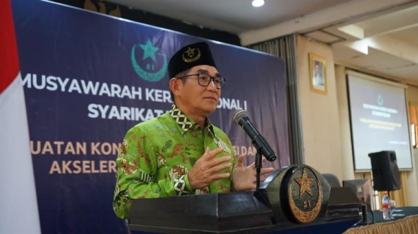 Ketua Mahkamah Konstitusi (MK) periode 2013-2015, Hamdan Zoelva.